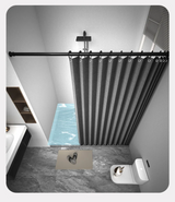 VeloraFold Magnetic Shower Screen – Foldable Waterproof Curtain for Walk-In Showers