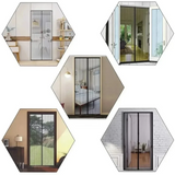 MagnaScreen Magnetic Door Insect Curtain – Automatic Closing Mosquito & Fly Mesh | Hands-Free Entry | 90 × 210 cm or 100 × 210 cm