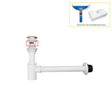 PureSeal Brass Basin Waste Kit – Luxury Pop-Up Drain & Anti-Odour Trap | Premium Bathroom Sink Drain Set