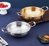CasaFlame Stainless Steel Paella Pan – Multi-Purpose Sauce & Seafood Cooking Pan | Durable Kitchen Cookware