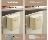 VersaHang Kitchen Waste Bin – Wall-Mounted Cabinet Bin with Lid | Space-Saving Compost & Storage Solution