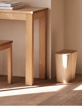 Arboré Press-Lid Waste Bin – Modern Wooden Rubbish Bin | Luxury Minimalist Home & Office Storage