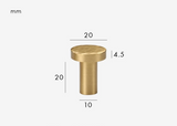 Aurevon Hammered Brass Cabinet Handle – Luxury Furniture Pull | Matte Gold & Antique Bronze Hardware