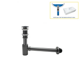 PureSeal Brass Basin Waste Kit – Luxury Pop-Up Drain & Anti-Odour Trap | Premium Bathroom Sink Drain Set