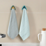 SnapGrip Adhesive Towel Clip – Push-In Cloth Holder for Kitchen & Bathroom | No-Drill Wall Organiser