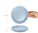 Pasteléa Ceramic Serving Plate – Modern Round Breakfast & Dessert Plate | Elegant Macaron Colour Tableware