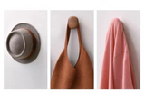 Scandinavian Pebble Wood Hooks – Minimalist No-Drill Coat & Door Hangers | Modern Home Organisation