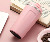 ThermaGo 380/510ml Insulated Travel Mug – 304 Stainless Steel Vacuum Cup | Leak-Resistant Lid | Portable Coffee Flask