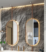ÉvoLume Oval LED Mirror – Modern Backlit Vanity Mirror | HD Illuminated Wall Design