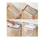 ClipBin Hanging Bag Holder – Portable Cabinet Trash Bag Hook | Compact Waste Organiser