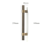 Château Verne Brass Cabinet Handles – Vintage European Furniture Pulls | Luxury Bronze Hardware
