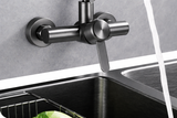 HydroFlex Pro Wall Mixer – 4-Mode Stainless Steel Kitchen Faucet | 360° Swivel Hot & Cold Tap