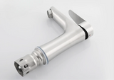 PureSteel Basin Mixer Tap – 304 Stainless Steel Bathroom Faucet | Modern Hot & Cold Sink Mixer