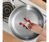 ForgeTitan Hammered Frying Pan – Pure Titanium Skillet | Premium Non-Coated Induction Cookware