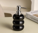 Celestique Ceramic Soap Dispenser – Luxury Liquid Soap Pump | Modern Bathroom & Kitchen Accessory