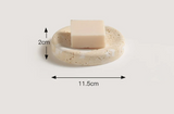 Ravellia Travertine Bathroom Accessories Set – Natural Stone Luxury Vanity Collection | Spa-Inspired Bathroom Décor