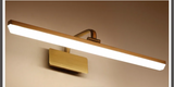 Aurelium Bronze LED Vanity Light – Waterproof Bathroom Mirror Wall Lamp with Warm Downlight Illumination