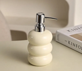 Celestique Ceramic Soap Dispenser – Luxury Liquid Soap Pump | Modern Bathroom & Kitchen Accessory