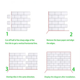 ChevronÉlite Peel & Stick Wall Tiles – Waterproof Herringbone Splashback Panels | Modern 3D Décor Finish