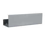 NoirSpace Wall Storage Shelf – Matte Black Aluminium Organiser with Hooks | Modern Bathroom & Kitchen Rack