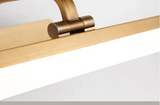 Aurelium Bronze LED Vanity Light – Waterproof Bathroom Mirror Wall Lamp with Warm Downlight Illumination