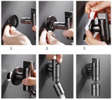 SlimTap ProWall Utility Faucet – Concealed Stainless Steel Wall Tap | Compact Cold Water Cleaning Sink Mixer