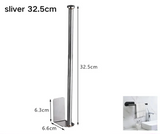 MetroRoll Adhesive Tissue Holder – Stainless Steel Toilet Paper Rack | Extended No-Drill Bathroom Organiser