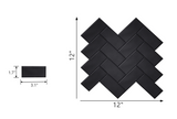 ChevronÉlite Peel & Stick Wall Tiles – Waterproof Herringbone Splashback Panels | Modern 3D Décor Finish