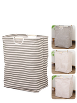 NaturaFold Cotton Laundry Basket – Waterproof Foldable Storage Hamper | Compact Eco-Friendly Organiser