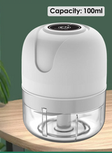 TurboPrep Mini Chopper – USB Rechargeable Electric Food Processor | Cordless Garlic & Vegetable Mincer