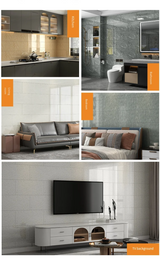 MarbelaStick 3D Marble Wall Stickers – Waterproof Peel-and-Stick Marble Tile Decals for Kitchen & Bathroom