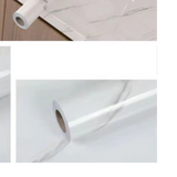 MarbraGuard Self-Adhesive Marble Film – Waterproof Peel & Stick Vinyl for Kitchen, Bathroom & Furniture Upgrades