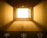 SolarGlow Motion Sensor Wall Light – IP65 Waterproof Solar Garden Lamp | 3 Lighting Modes | Decorative Tungsten Filament LED