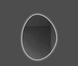 NovaLume LED Vanity Mirror – Irregular Frameless Wall Mirror | Touch-Control Ambient Lighting