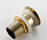 LuxDrain Pop-Up Drain Stopper – Luxury Bathroom Sink Drain in Matte Black, Gold & Modern Finishes