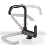 AeroFold Kitchen Mixer Tap – Foldable 360° Swivel Faucet | Dual Spray Hot & Cold Sink Mixer