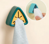 SnapGrip Adhesive Towel Clip – Push-In Cloth Holder for Kitchen & Bathroom | No-Drill Wall Organiser