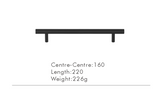 Aurevon Extended Brass T-Bar Handle – Luxury Long Cabinet Pull | Modern Furniture & Appliance Hardware