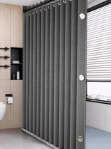 VeloraFold Magnetic Shower Screen – Foldable Waterproof Curtain for Walk-In Showers
