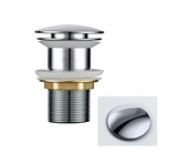 VelvetFlow Brass Basin Waste – Luxury Pop-Up Sink Drain | Designer Bathroom Click-Clack Stopper