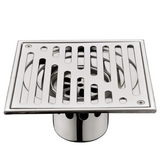 InvisiFlow Tile-In Shower Drain – Brushed 304 Stainless Steel Concealed Floor Waste | Anti-Odour Square Drain Cover