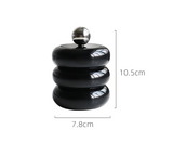 Veloura Ceramic Canister – Luxury Lidded Storage Jar | Decorative Candy, Spice & Candle Container