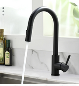SilverGlide Pull-Out Kitchen Mixer Tap – Modern Silver Sink Faucet | Flexible Hot & Cold Spray Mixer