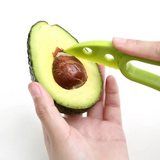GreenSplit 3-in-1 Avocado Tool – Slice, Pit & Scoop Kitchen Gadget | Safe Fruit Prep Cutter