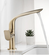 AquaLux GlideFlow Basin Mixer – 360° Swivel Bathroom Faucet | Luxury Solid Brass Vanity Tap