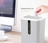 OrbitMini Desktop Waste Bin – Compact Swing Lid Bin | Modern Desk & Home Organiser