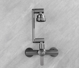 HydroFlex Pro Wall Mixer – 4-Mode Stainless Steel Kitchen Faucet | 360° Swivel Hot & Cold Tap