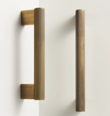 Valmere Brass T-Bar Cabinet Handles – Antique Brass Furniture Pulls | Luxury Modern Hardware