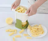 SliceForge Press Chopper – Multi-Blade Vegetable & Chip Cutter | Manual Kitchen Prep Tool