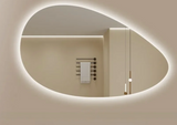 ÉlanGlow LED Vanity Mirror – Irregular Backlit Smart Mirror | Touch-Control Modern Design